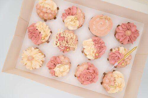 Birthday Cupcake Box